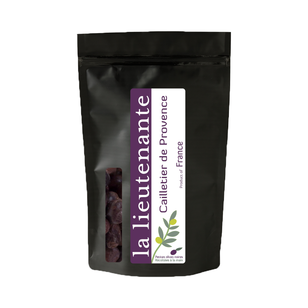 La Lieutenante - Olives noires pasteurisées - Cailletier de Provence