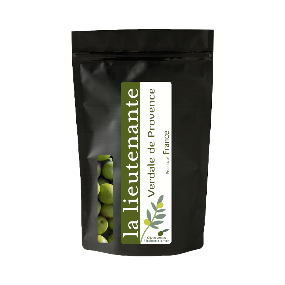 La Lieutenante - Pasteurized green olives - Verdale de Provence