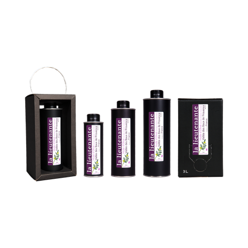 La Lieutenante - Olive oil from the Vallée des Baux de Provence P.D.O. - Grand Cru Noir